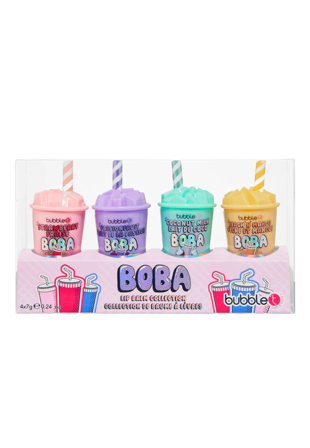 BubbleT Boba Lip Balm Set Presentaskar & Dam 28 G