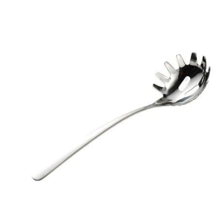 Ergonominen Kahva, Peilikiillotettu Pinta, Ammattimainen Ruostumattomasta Teräksestä Valmistettu Pastakauha Piikeillä, Helposti Puhdistettava 