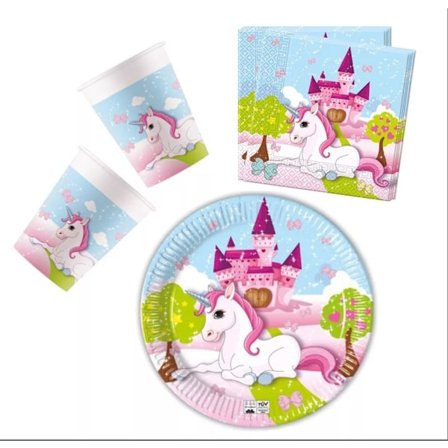 Kalaspaket Enhörning 36 delar 8-personer