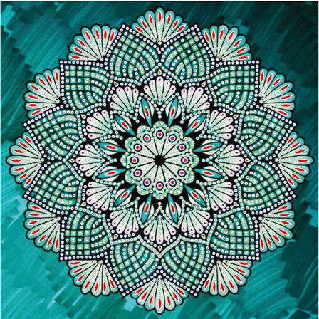 30x40cm 5D DIY-timanttimaalaus, täydellinen, boheemi kokoelma #F, DIY-timanttitimantti