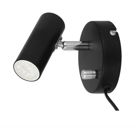 Oriva - Vegglampe Mini Svart 49622-80 Svart