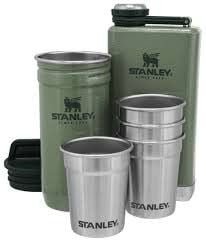 Stanley Adventure Shot + Flask Gift Set Hammertone Green