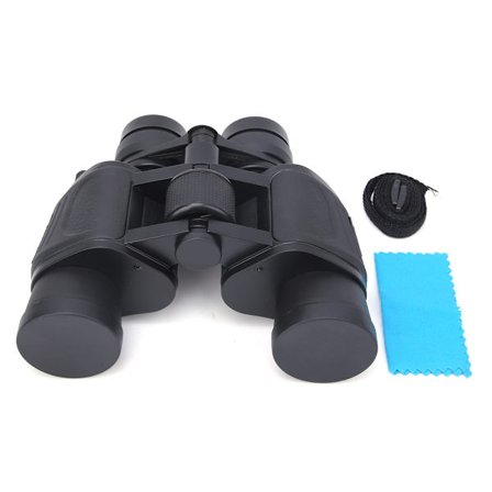 Udendørs Højtydende Kikkert Teleskop Kontinuerlig Zoom med Opbevaringspose Sort