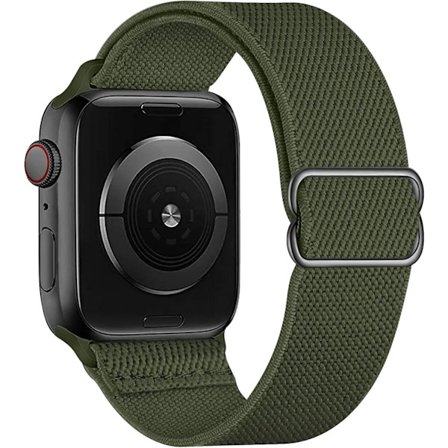 Stretchigt Solo Loop-armband kompatibelt med Apple Watch-armband