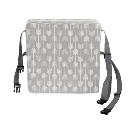 Aftagelig Justerbar Vaskbar Booster Sæde, Med Stropper Spisebord Stol Sæde Puder