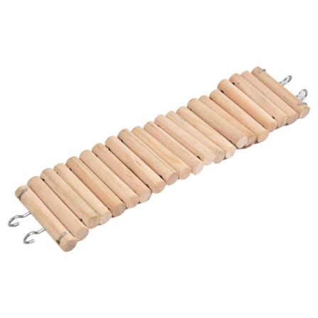 7,5*30 cm Lemmikkien hamsteri papukaija kiipeily pehmeät tikkaat riippusillan lintulelu