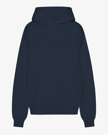 Organic Oversized Hood - Navy Blue XL