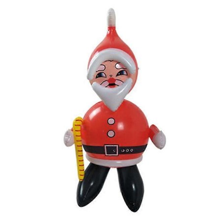 Liten Uppblåsbar Jultomte, Ca 43cm