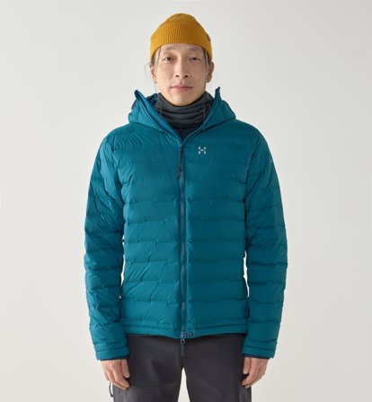 Haglöfs Spitz Down Hood Men Deep Teal - XXL