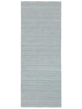 Petit Ribbone Tapis - Bleu 80X250 Laine, Dans Le Style Scandinave