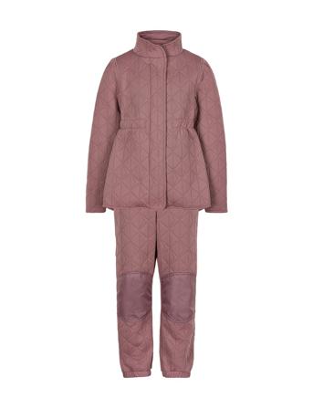 Little Sigrid Thermo Set Outerwear Coveralls Thermo Coveralls Lyserød By Lindgren