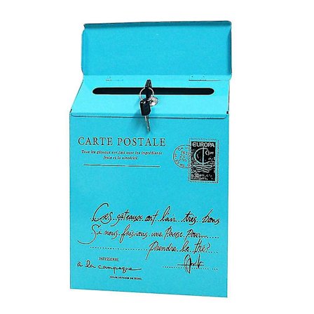 Rauta Lukko Kirjelaatikko Vintage Seinälle Asennettava Postilaatikko Posti Postilaatikko Sanomalehtilaatikko Kesäkuu 6.1