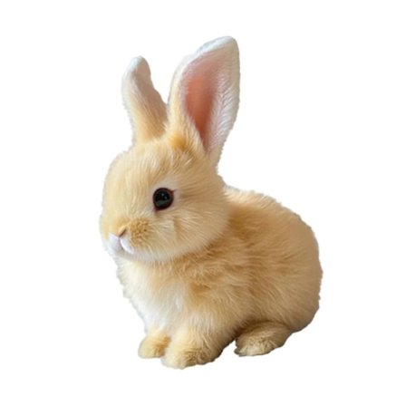 Elektronisk Kanin Plys Animeret Interaktion Gave Elektronisk Kæledyrslegetøj til Gave Hvid [DB] Gul 17cmx9cmx18cm