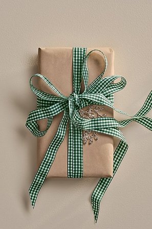 Jotex - Check Band Dunkelgrün - SMALL - Kaufe Geschenkpapier und -band bei Jotex