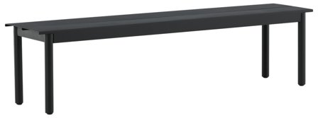 Venture Home Modena 2096-408 Trädgårdsbänk svart, Utemöbler