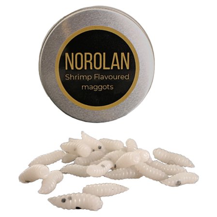 Norolan Artificial Bait With Shrimp Scent - White
