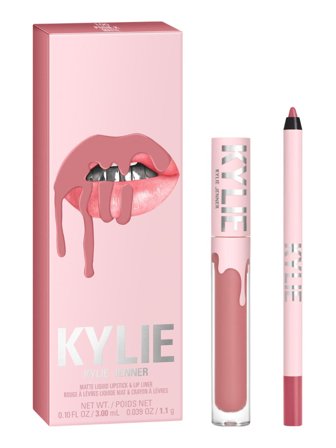 Kylie Cosmetics Matte Lip Kit Set cont.: Matte Liquid Lipstick N° 100 Posie K 3 ml + Lip Liner N° 100 Posie K 1,3 g 1.0items