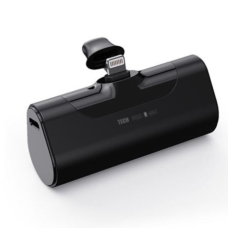 Ekstern batteri - LUNAVO - TD - 4500mAh - Kompatibel med iPhone 11 og 8 - Bærbar og let