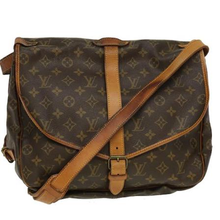 Louis Vuitton Vintage, Pre-owned Crossbody Bag Bruin, Dames, Maat:ONE Size