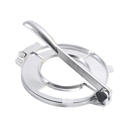 Tortilla-puristimen, 20 cm valurauta Tortilla-puristimen, tortilla-valmistaja rasvanpitävä leivonta, työkalu Tortilla, chapati, roti valmistukseen 1 