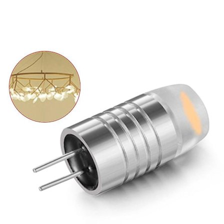 G4 Mini Led -polttimokantavalot 1,5 W DC 12 V:n COB-lampun vaihto kattokruunuun
