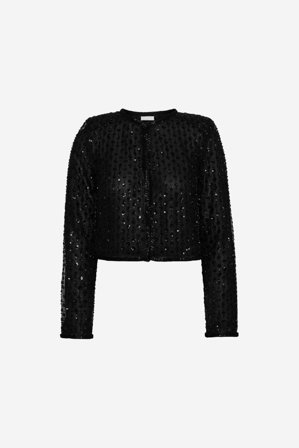 CAMILLA PIHL - Francine Beaded Jacket - Black - 40