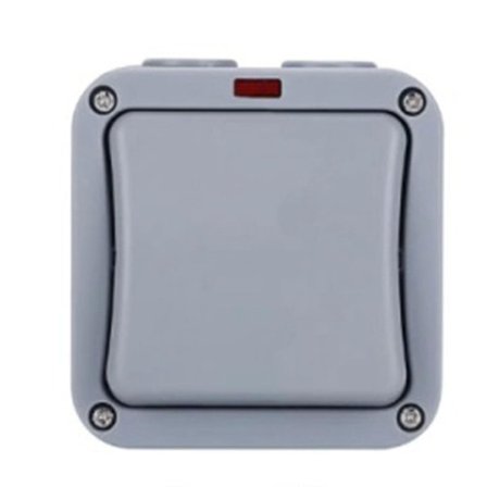 Ip66 Væg Elektrisk Kontakt 220v Lys Vandtæt Tænd Sluk Sikkerhedsknap Med Fiksering Nat I