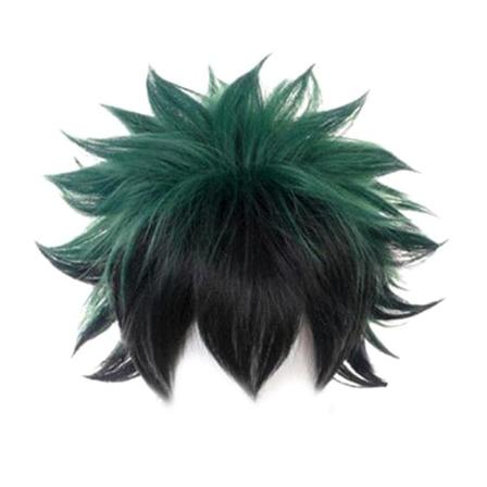Cosplay Wig Anime My Hero Academia Deku Izuku Midoriya Green Sho
