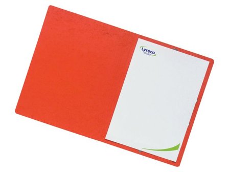 LYRECO Gummibandsmapp kartong A4 röd 10/fp - Lyreco - Kontorsmaterial - Mappar och plastfickor - Gummibandsmappar - Kartong