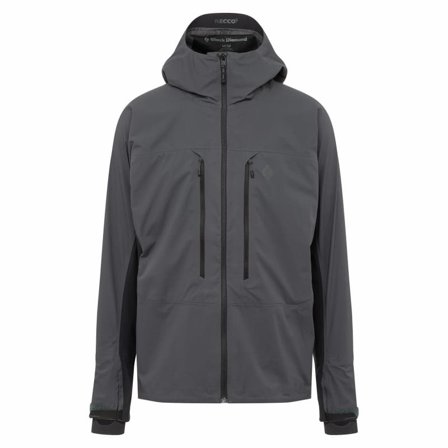 Black Diamond Men's Dawn Patrol Hybrid Shell Men shell jackets Grey XL
