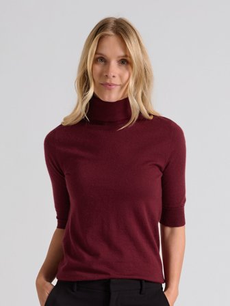 Kashmina - Kashmirgenser "Agnes" - Bordeaux - Size S