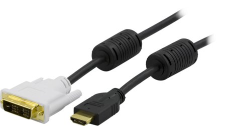Deltaco videokabel - HDMI / DVI - 50 cm