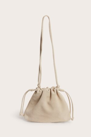 Kappahl | Torebka z zamszu Beżowy ONE SIZE | Beżowy