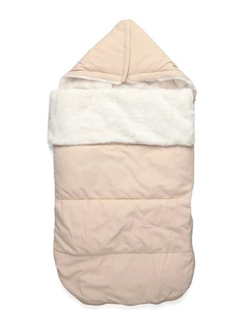 Fur-Effect Walking Bag Beige Mango