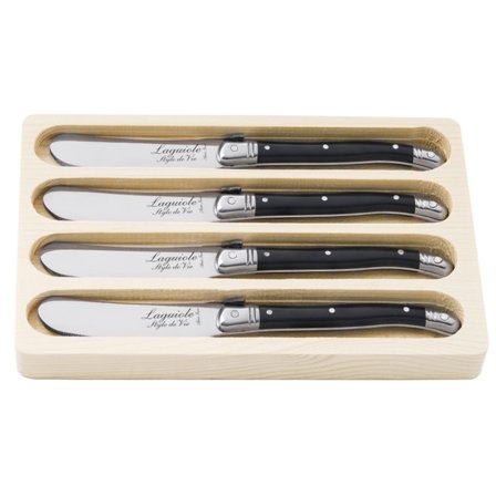 Laguiole Voiveitsi 4-pakkaus, musta