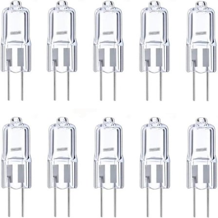 10 x halogen kapsellampa G4 5W 10W 20W 5 10 20W 12V lampa [Energi