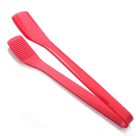 Silikoni keittiöpihdit Salaattipihdit RED