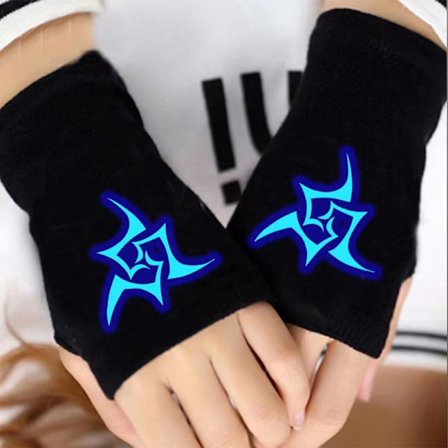 Anime Naruto Noctilucence Handsker Wrist Sweatband Cosplay