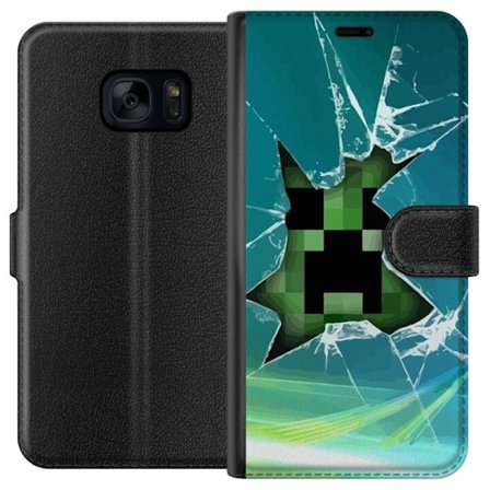 Yhteensopiva Lompakkokotelo Samsung Samsung Galaxy S7 MineCraft
