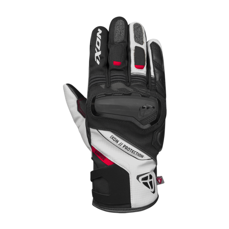 Rękawice Motocyklowe IXON Pro Knarr Czarny/Szary/Czerwony M