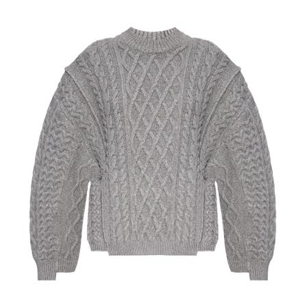 Stella McCartney Cable-knit sweater Grå, Dame