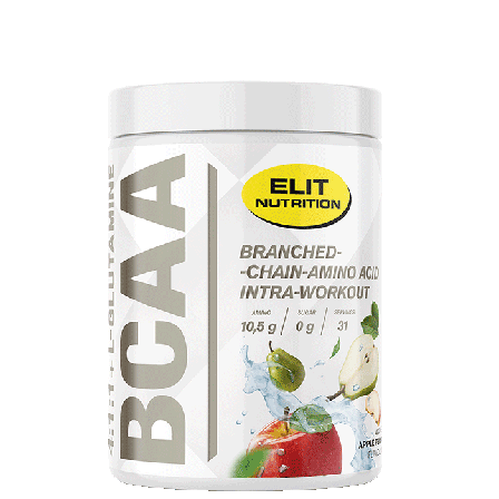ELIT BCAA 4:1:1 + L-glutamine, 400 g, Apple Pear