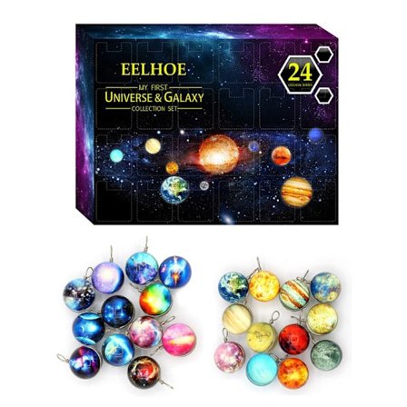 Mordely 24 Days of Christmas Countdown Advent Calendar Blind Box Toy