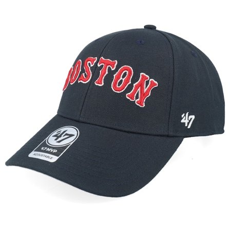 47 Brand - MLB - Blue - adjustable - Cap - Boston Red Sox Brs Script Mvp Navy Adjustable - Hatstore