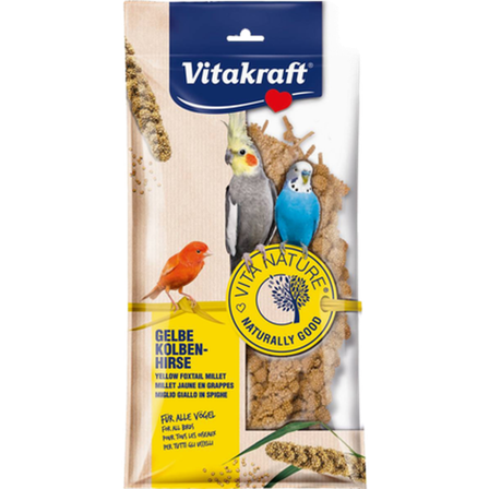 Vitakraft - Vita Nature hirsekolber 100 g - Fuglegodteri & kräcker - Naturgodbiter - ZOO.no