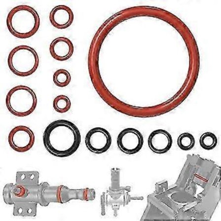 15 st O-ring Tätningskit Silikonpackning För Saeco Kaffemaskin Bryggrupp Pipanslutning Tätningsringar Tillbehör en storlek SZRH c