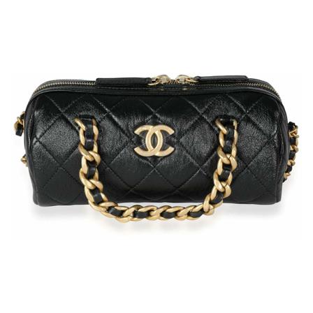 Chanel Shoulder Bags Sort, Dame Skuldertasker, Størrelse: ONE Size