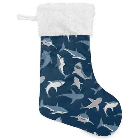 EternaNest Undervanns Hai Sjødyr Marint Dyreliv Julestrømpe[D]