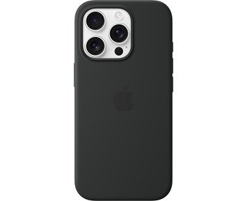 Apple iPhone 16 Pro Silicone Case with MagSafe - Black - Silikonskal med MagSafe till iPhone 16 Pro