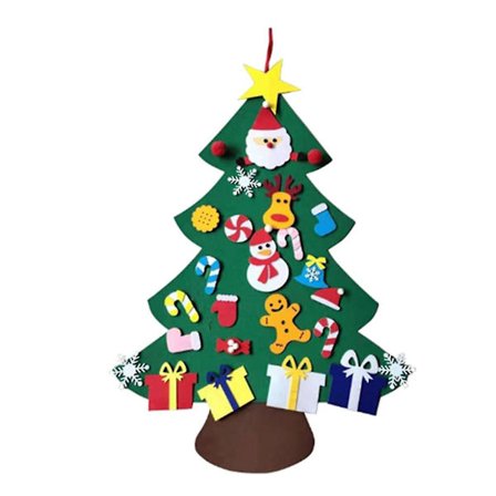 DIY Filt Julgran Nyår Heminredning Present till Barn(E)